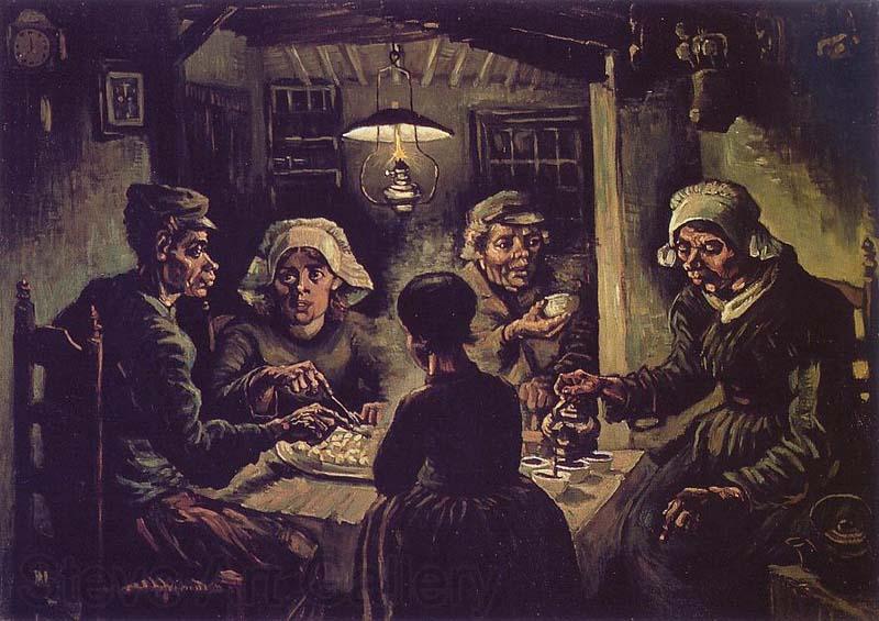 Vincent Van Gogh The Potato Eaters Spain oil painting art